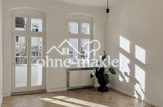 Wohnung kaufen in Chodowieckistraße, 10405 Berlin, Stilvoll sanierte Altbauwohnung mit Süd-Ausrichtung und Balkon im beliebten Winsviertel