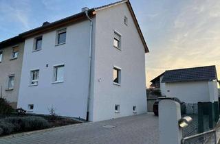 Haus mieten in Friedrich-Ratzel-Straße 28, 74918 Angelbachtal, Schöne Doppelhaushälfte mit 5 Zimmern, 2 Bädern, großem Garten und Freisitz