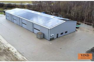 Gewerbeimmobilie kaufen in 26899 Rhede, NEUBAU: Zwei Gewerbehallen an der A31! PV-Anlage, je 8 Tore