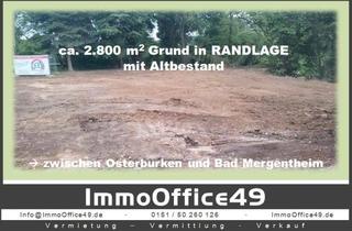 Grundstück zu kaufen in 74749 Rosenberg, ImmoOffice49 - BAUGRUND mit ALTBESTAND - ABRISS oder SANIERUNG