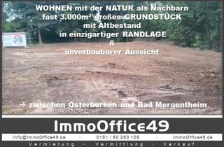 Grundstück zu kaufen in 74749 Rosenberg, ImmoOffice49 ***KAUF gegen GEBOT*** BAUGRUND mit ALTBESTAND - ABRISS oder SANIERUNG