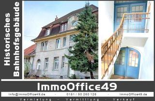 Haus kaufen in 74749 Rosenberg, ImmoOffice49 ***KAUF gegen GEBOT*** Historisches Bahnhofsgebäude mit zusätzlichem Grund