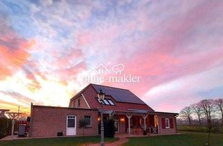 Einfamilienhaus kaufen in 26906 Dersum, Freistehendes EFH Niedrigenergie KFW 40+ mit Charme in Niedersachsen