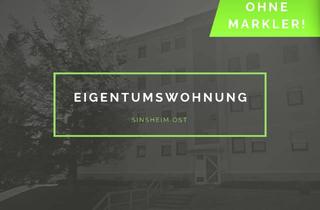 Wohnung kaufen in 74889 Sinsheim, Ankommen & wohlfühlen: Großzügige 4-Zimmer-Wohnung in familienfreundlicher Lage von Sinsheim-Ost