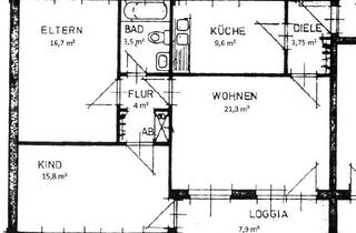 Wohnung mieten in Klosterstraße 13, 59494 Soest, 3-Zimmer Wohnung mit Balkon in Soest Innenstadt