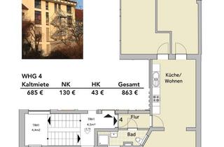 Wohnung mieten in Iburger Straße 37, 49082 Schölerberg, Moderne 2-Zimmer-Wohnung für Studenten-WG in Top-Citylage Osnabrück – geförderter Wohnraum