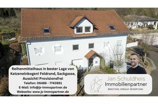 Haus kaufen in 56368 Katzenelnbogen, Reihenmittelhaus in bester Lage von Katzenelnbogen! Feldrand, Sackgasse, Aussicht! Provisionsfrei!