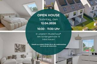 Haus mieten in Am Schlangenhorst 33, 14641 Nauen, Neubau - Reihenhaus mit Garten zur Miete!