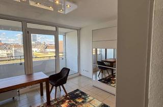 Immobilie mieten in Münsterstraße, 55116 Altstadt, Charmante 1-Zimmer Wohnung, frisch renoviert und voll möbliert inkl. TG-Stellplatz, 6. OG in Mainz