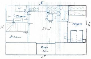 Wohnung mieten in Ofterdinger Str., 72108 Rottenburg, Helle 3-Zimmer-DG-Wohnung in 72108 Rottenburg – Dettingen zu vermieten.