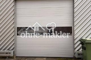 Gewerbeimmobilie mieten in Hermann-Bahlsen-Str, 30890 Barsinghausen, Lagerhalle / Werkstatt mit elektrischem Rolltor, separater Eingangstür & Stromanschluss zu vermieten