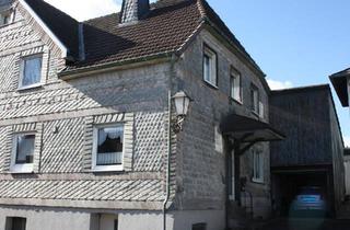 Doppelhaushälfte kaufen in 59581 Warstein, Warstein - Doppelhaushälfte Fachwerk verschiefert