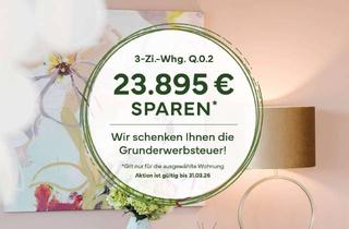Wohnung kaufen in Stadion-Anlage, 68782 Brühl, Grunderwerbsteuer geschenkt | 3-Zimmer-Wohnung mit Terrasse