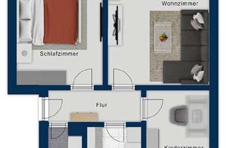Wohnung kaufen in 27404 Zeven, Charmante Erdgeschosswohnung mit 72 m² (3 Zimmer) im zentralen Zeven.