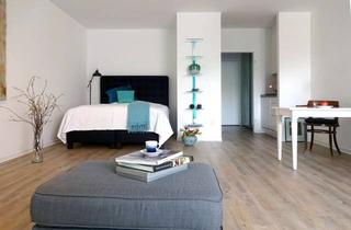 Wohnung kaufen in Görlitzer Straße, 41460 Neuss, Stilvolles, komplett möbliertes Apartment mit großer Sonnenterrasse in Rheinnähe