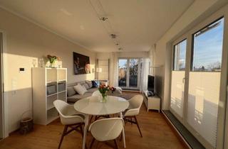 Wohnung mieten in 82110 Germering, Helle 3-Zimmer Wohnung, komplett möbliert mit großer Dachterrasse im 2. OG in Germering