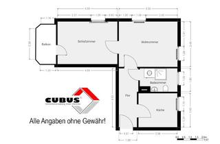 Wohnung mieten in Beethovenstr., 07580 Ronneburg, Modern Sanierte 2-Zimmer-Wohnung mit Balkon und Dusche