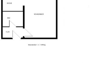 Wohnung mieten in Strandweg, 18609 Binz, 1-Raum-Single-Wohnung im Ostseebad Binz / OT Prora zu vermieten