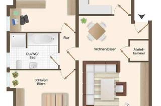 Wohnung mieten in Wuppertalstr. 67, 42477 Radevormwald, Sonnige Dachgeschosswohnung mit Balkon, Garage & günstigem Mieterstrom – ab sofort frei