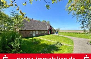 Haus kaufen in 25836 Osterhever, Wohnen und Vermieten unter einem Dach! Ganz idyllisch und nah am Deich!