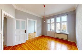 Wohnung kaufen in Zimmermannstraße 37, 12163 Steglitz, Bezugsfreie, gepflegte 4-Zimmer-Altbauwohnung - Balkon, EBK - 1A Lage, sehr guter Schnitt