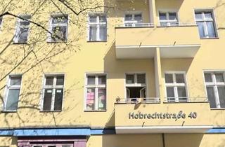 Wohnung kaufen in Hobrechtstrasse 40, 12047 Neukölln, Reuterkiez Investment: Altbau mit Eigenbedarfspotenzial nahe Maybachufer