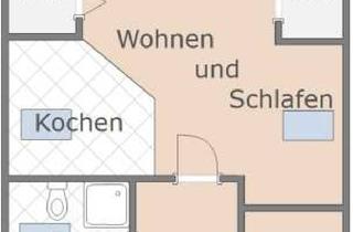 Wohnung mieten in 01589 Riesa, Renovierte 1 Zimmerwohnung mit kleiner Dachterrasse