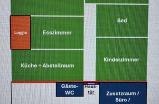 Wohnung mieten in Bergstraße 38, 33178 Borchen, Großzügige 5-Zimmer Dachgeschosswohnung mit Balkon+Loggia u. Garten in Alfen