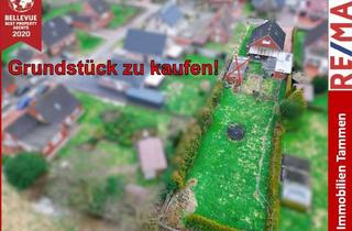 Grundstück zu kaufen in 26802 Moormerland, *Bauen in zweiter Reihe: Ihr Rückzugsort mit Zukunft in Moormerland, ca. 700 m²! *