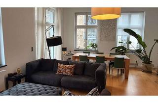 Immobilie mieten in Pfalzstraße, 40477 Pempelfort, Sanierte, hochwertige, möblierte Altbauwohnung in Pempelfort am Rhein mit Stellplatz