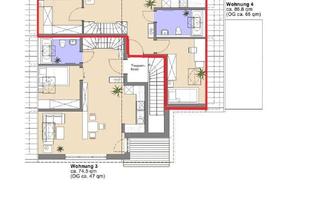 Wohnung mieten in 74831 Gundelsheim, Helle 4,5-Zimmer-Maisonette (95 m²) mit Weitblick – Nachmieter in Gundelsheim gesucht!