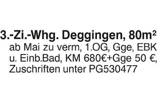 Wohnung mieten in 73326 Deggingen, 3.-Zi.-Whg.