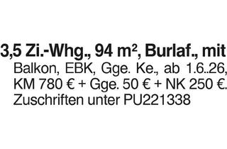 Wohnung mieten in 89231 Neu-Ulm, 3,5 Zi.-Whg., Burlafingen