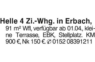 Wohnung mieten in 89155 Erbach, Helle 4 Zi.-Whg. in Erbach
