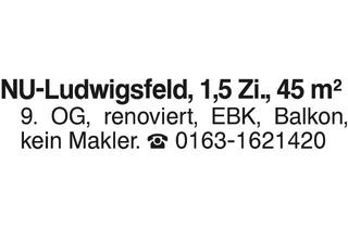 Wohnung kaufen in 89231 Neu-Ulm, NU-Ludwigsfeld, 45 m2