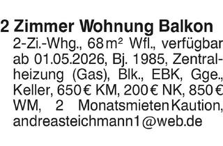 Wohnung mieten in 73312 Geislingen, 2 Zimmer Wohnung in kleiner Wohneinheit uns Aussichtslage inklusiv Einzelgarage