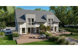 Haus kaufen in Am Fuchsloch, 86932 Pürgen, NEUBAU: Doppelhaus FAMILIA DUO Holzhaus in ruhiger Ortsrandlage von Stoffen