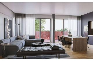 Wohnung kaufen in 76356 Weingarten, Hochwertige 4-Zimmer-Neubauwohnung mit Terrasse und Garten!