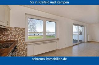 Wohnung kaufen in 47829 Uerdingen, Einziehen und Wohlfühlen - Exklusives Wohnen am Rhein – Sanierte Wohnung mit Sonnenbalkon & Aussicht