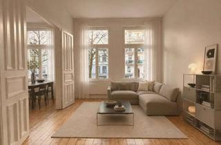 Wohnung kaufen in Eppendorfer Baum, 20251 Hoheluft-Ost, 4-Zimmer Altbaujuwel im Erstbezug nach Sanierung in toller Lage am Eppendorfer Baum