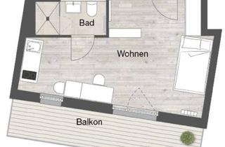 Wohnung mieten in Ernststraße, 90478 Nürnberg, Stylisches DG-Apartment mit Balkon & Co-Working in Nürnberg-Gleißhammer