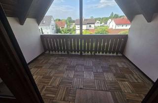 Wohnung mieten in 85391 Allershausen, Gepflegte 2,5-Zimmer-DG-Wohnung mit Balkon und Einbauküche in Allershausen