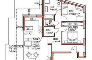 Penthouse mieten in Gfällweg, 72581 Dettingen, Moderne und helle 3,5 Zimmer Penthouse Neubauwohnung über den Dächern von Dettingen