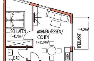 Wohnung mieten in Gfällweg, 72581 Dettingen, Moderne 2,5 Zimmer Neubauwohnung