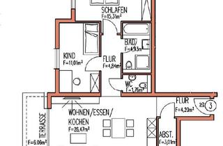 Wohnung mieten in Gfällweg, 72581 Dettingen, Helle und großzügige 3,5 Zimmer Neubauwohnung über Dettingen