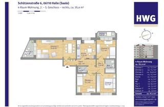 Wohnung mieten in Schützenstraße, 06110 Halle, Erstbezug nach Sanierung ab Mai 2026