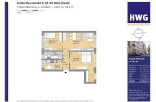 Wohnung mieten in Große Klausstraße, 06108 Altstadt, schöne Altstadt Wohnung