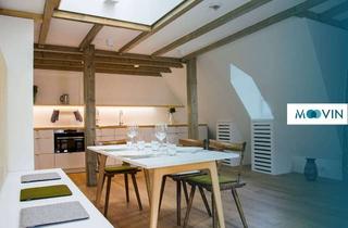 Wohnung mieten in Schloßstraße, 50226 Frechen, Traumhafte 3-Zimmer-Dachgeschosswohnung in historischer Burg Bachem mit Designermöbeln