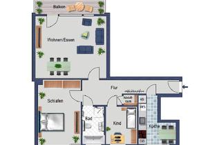 Wohnung mieten in Bensberger Straße 190, 51503 Rösrath, * Moderne Wohnung mit Einbauküche und Balkon - zentral und ruhig gelegen in Rösrath*