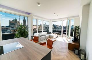 Penthouse mieten in Schmiedberg, 86152 Innenstadt, Penthouse-Traum: 2-Zimmer mit Dachterrasse & atemberaubendem Blick